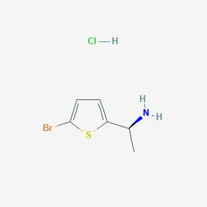 (1S)-1-(5-bromothiophen-2-yl)ethan-1-amine hydrochloride