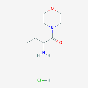 [1-(Morpholin-4-ylcarbonyl)propyl]amine hydrochloride