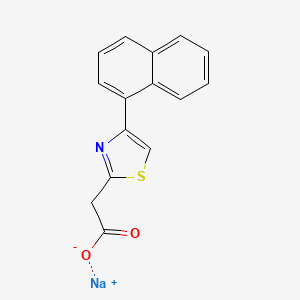 Sodium 2-[4-(naphthalen-1-yl)-1,3-thiazol-2-yl]acetate