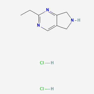 2-Ethyl-6,7-dihydro-5H-pyrrolo[3,4-d]pyrimidine dihydrochloride