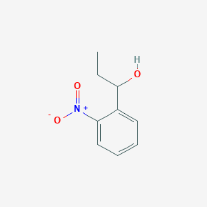 molecular formula C9H11NO3 B14057263 I+/--Ethyl-2-nitrobenzenemethanol CAS No. 90972-31-9