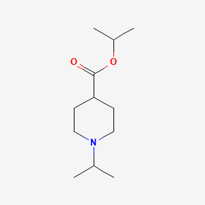 molecular formula C12H23NO2 B1405743 Isopropyl 1-isopropylpiperidine-4-carboxylate CAS No. 1785764-44-4