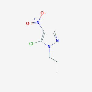molecular formula C6H8ClN3O2 B1405750 5-Chloro-4-nitro-1-propyl-1H-pyrazole CAS No. 1429309-41-0