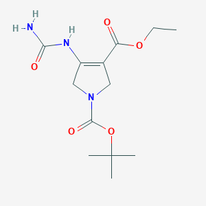 1-tert-Butyl 3-ethyl 4-ureido-1H-pyrrole-1,3(2H,5H)-dicarboxylate