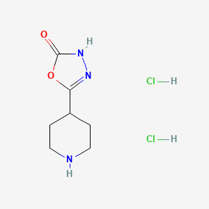 5-Piperidin-4-yl-1,3,4-oxadiazol-2-ol dihydrochloride