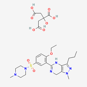 5-(2-Ethoxy-5-[(4-methylpiperazin-1-yl)sulfonyl]phenyl)-1-methyl-3-propyl-6,7-dihydro-1h-pyrazolo[4,3-d]pyrimidine citrate
