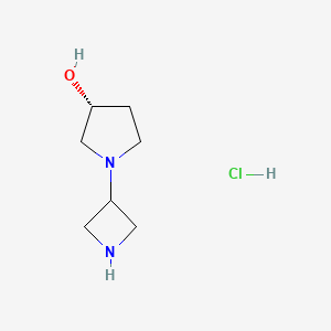 (R)-1-(Azetidin-3-yl)pyrrolidin-3-ol hydrochloride