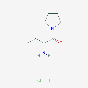 [1-(Pyrrolidin-1-ylcarbonyl)propyl]amine hydrochloride