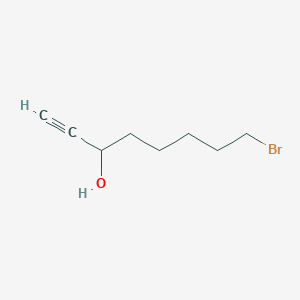 molecular formula C8H13BrO B1405776 8-Bromooct-1-yn-3-ol CAS No. 1579278-86-6
