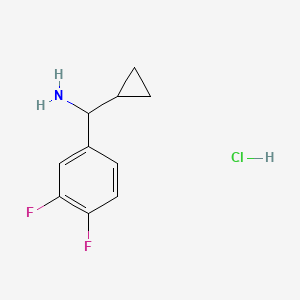 Cyclopropyl(3,4-difluorophenyl)methanamine hydrochloride