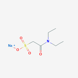 molecular formula C6H12NNaO4S B1405782 Sodium (diethylcarbamoyl)methanesulfonate CAS No. 1803585-02-5