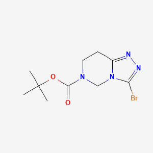tert-Butyl 3-bromo-7,8-dihydro-[1,2,4]triazolo[4,3-c]pyrimidine-6(5H)-carboxylate