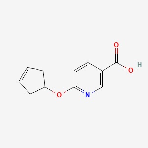 6-(Cyclopent-3-en-1-yloxy)nicotinic acid