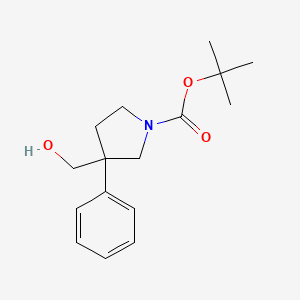 tert-Butyl 3-(Hydroxymethyl)-3-phenylpyrrolidine-1-carboxylate