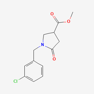 Methyl 1-(3-Chlorobenzyl)-5-oxopyrrolidine-3-carboxylate