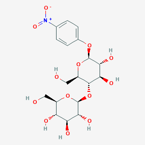 molecular formula C18H25NO13 B014058 4-Nitrophenyl beta-D-cellobioside CAS No. 3482-57-3