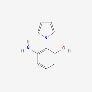 3-Amino-2-(1H-pyrrol-1-yl)phenol
