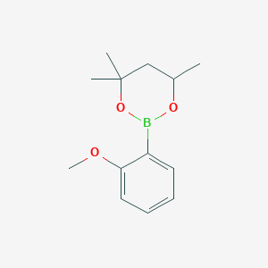 2-(2-Methoxyphenyl)-4,4,6-trimethyl-1,3,2-dioxaborinane