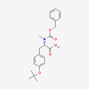 (2S)-2-{[(benzyloxy)carbonyl](methyl)amino}-3-[4-(tert-butoxy)phenyl]propanoic acid