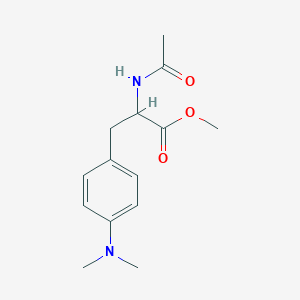 molecular formula C14H20N2O3 B1405824 Methyl 3-[4-(dimethylamino)phenyl]-2-acetamidopropanoate CAS No. 2209104-48-1