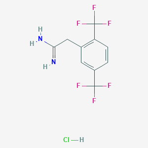 2-[2,5-Bis(trifluoromethyl)phenyl]-ethanimidamide hydrochloride