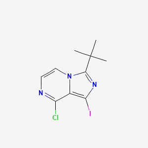 3-(Tert-butyl)-8-chloro-1-iodoimidazo[1,5-a]pyrazine