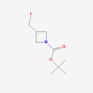 molecular formula C9H16FNO2 B1405838 Tert-butyl 3-(fluoromethyl)azetidine-1-carboxylate CAS No. 1443983-85-4