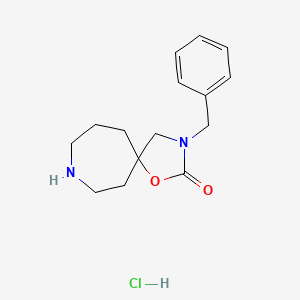 3-Benzyl-1-oxa-3,8-diazaspiro[4.6]undecan-2-one hydrochloride