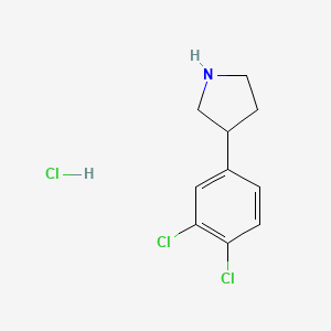 3-(3,4-Dichlorophenyl)pyrrolidine hydrochloride