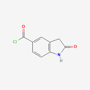 molecular formula C9H6ClNO2 B1405854 2-Oxoindoline-5-carbonyl chloride CAS No. 1417709-94-4