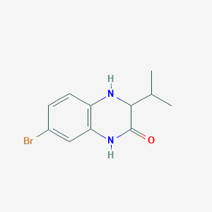7-Bromo-3-(propan-2-yl)-1,2,3,4-tetrahydroquinoxalin-2-one