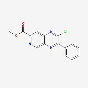 Methyl-2-chloro-3-phenylpyrido[3,4-b]pyrazine-7-carboxylate