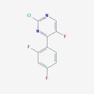 2-Chloro-4-(2,4-difluorophenyl)-5-fluoropyrimidine