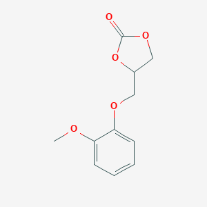 molecular formula C11H12O5 B140587 4-[(2-Methoxyphenoxy)methyl]-1,3-dioxolan-2-one CAS No. 2049-21-0