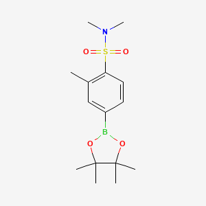 Benzenesulfonamide, N,n,2-trimethyl-4-(4,4,5,5-tetramethyl-1,3,2-dioxaborolan-2-yl)-