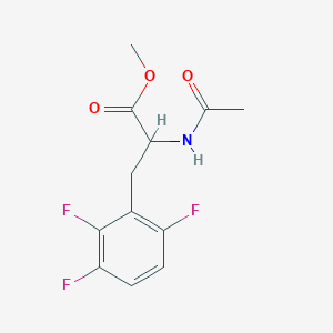 molecular formula C12H12F3NO3 B1405890 2-乙酰氨基-3-(2,3,6-三氟苯基)丙酸甲酯 CAS No. 1630096-65-9