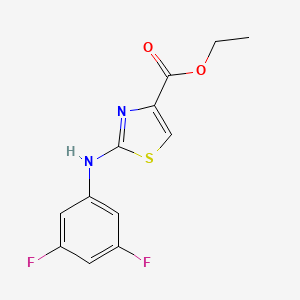 Ethyl 2-((3,5-difluorophenyl)amino)-1,3-thiazole-4-carboxylate