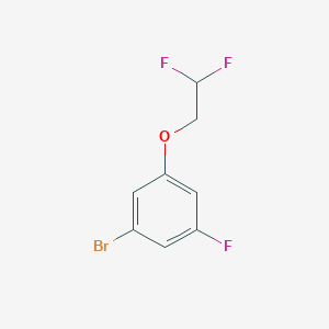 molecular formula C8H6BrF3O B1405912 1-Bromo-3-(2,2-difluoroethoxy)-5-fluorobenzene CAS No. 1538752-02-1