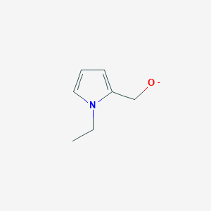 molecular formula C7H10NO- B1405916 (1-乙基吡咯-2-基)甲醇 CAS No. 869941-56-0