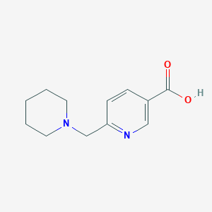 6-((Piperidin-1-yl)methyl)pyridine-3-carboxylic acid