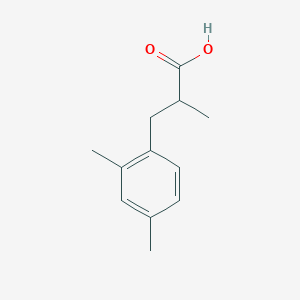 molecular formula C12H16O2 B1405922 3-(2,4-Dimethylphenyl)-2-methylpropanoic acid CAS No. 849417-73-8