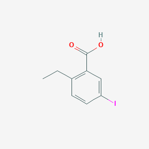 molecular formula C9H9IO2 B1405923 2-乙基-5-碘苯甲酸 CAS No. 1261451-95-9
