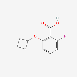 2-Cyclobutoxy-6-fluorobenzoic acid