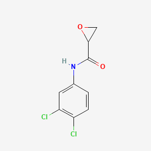 molecular formula C9H7Cl2NO2 B14059386 N-(3,4-dichlorophenyl)oxirane-2-carboxamide 