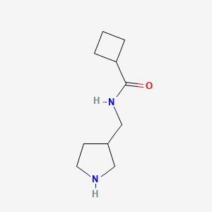 N-[(pyrrolidin-3-yl)methyl]cyclobutanecarboxamide