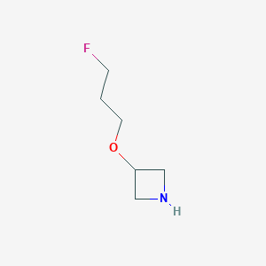molecular formula C6H12FNO B1405943 3-(3-Fluoropropoxy)azetidine CAS No. 1514566-97-2