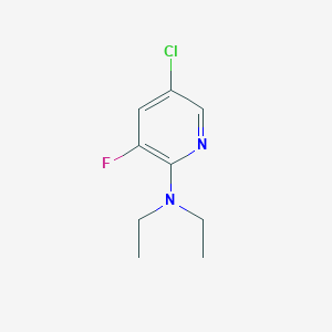 5-chloro-N,N-diethyl-3-fluoropyridin-2-amine