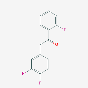 2-(3,4-Difluorophenyl)-1-(2-fluorophenyl)ethanone