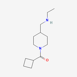 [(1-Cyclobutanecarbonylpiperidin-4-yl)methyl](ethyl)amine