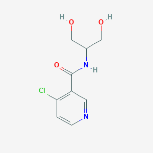 4-chloro-N-(1,3-dihydroxypropan-2-yl)nicotinamide